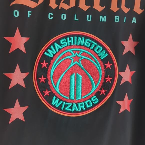 NBA Men's Pro Standard Black Washington Wizards 2023 City Edition T- Men's Large - Picture 6 of 11